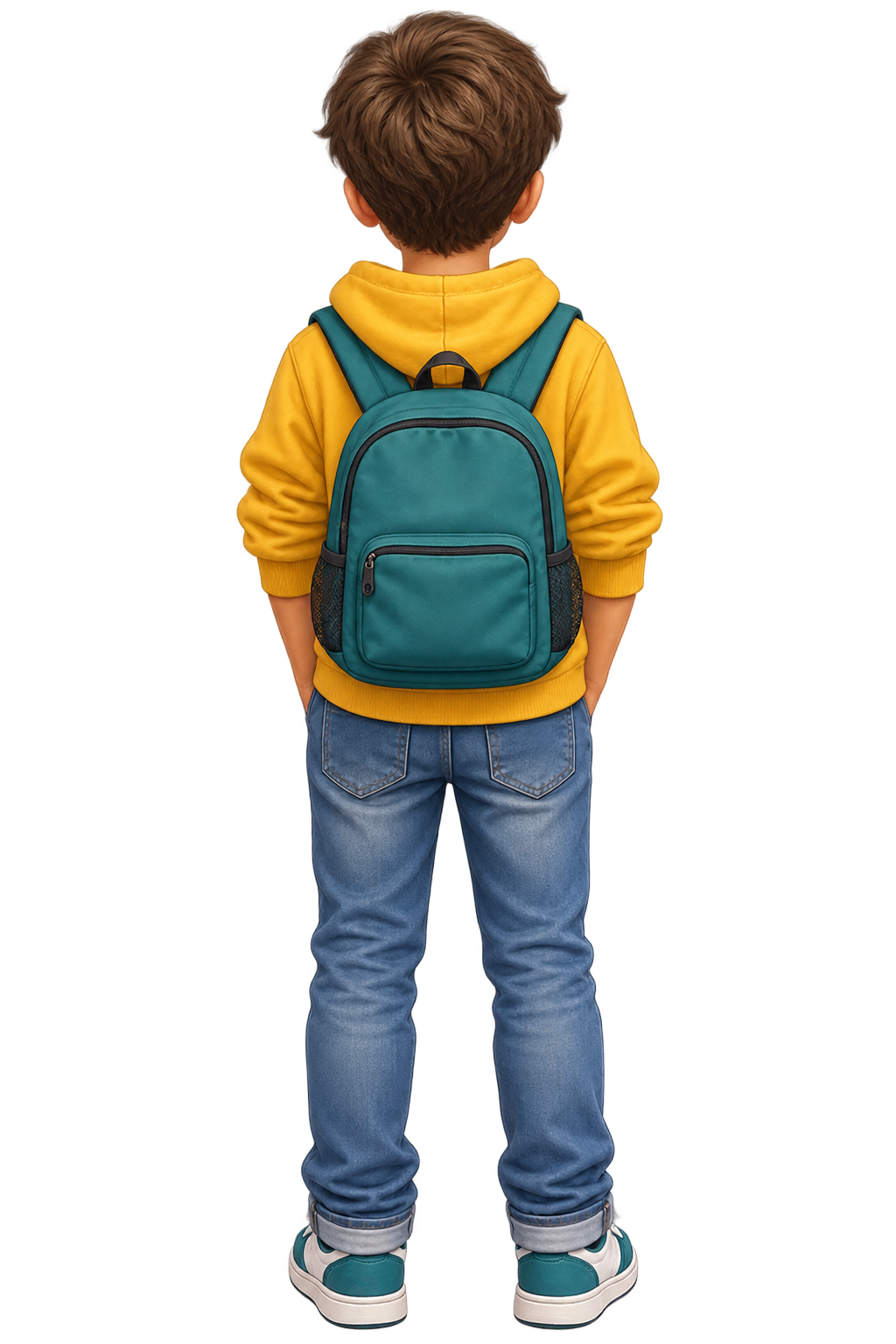 Player character seen from behind